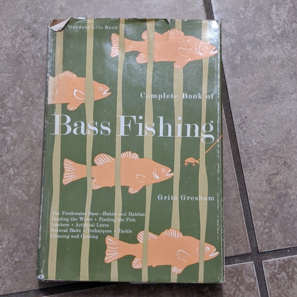 Vintage Bass Fishing Book